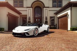 Lamborghini Huracan Performante Spyder by Exotic Car Hacks on ADW.1 Wheels (ADV10 M.V2 CS) 2018 года